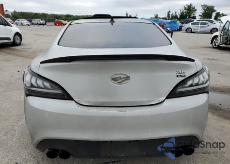 2012 Hyundai Genesis Coupe 2.0T from USA, damaged, VIN KMHHT6KDXCU072684